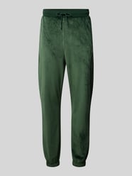 Sweatpants met elastische band, model ‘DALLAS’ van SERGIO TACCHINI Groen - 42