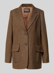 Shaped Fit Longblazer aus reiner Wolle Modell ´ELM` von Barbour - 46