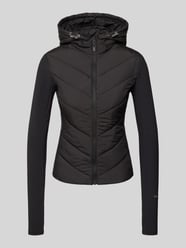 Kurtka pikowana z kapturem model 'GRAZIA' od GUESS Activewear - 5