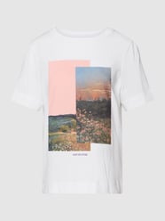 T-Shirt mit Motiv-Print von Rich & Royal Weiß - 26