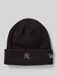 Beanie mit Label-Detail von New Era Schwarz - 7