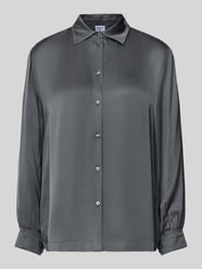 Regular Fit Bluse aus Viskose mit Knopfleiste von Emily Van den Bergh - 9