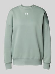 Oversized Sweatshirt mit Label-Stitching von Under Armour - 40