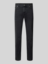 Straight Fit Jeans aus Viskose im 5-Pocket-Design Modell 'DENTON' von Tommy Hilfiger Schwarz - 11