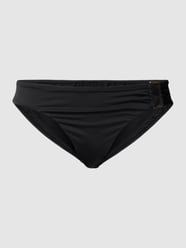 Bikinibroekje met ringdetail, model 'RING FRONT HIPSTER' van Lauren Ralph Lauren Grijs / zwart - 11