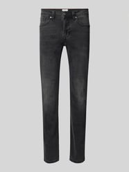 Slim Fit Jeans im aus Bio-Baumwoll-Mix 5-Pocket-Design von MCNEAL Grau - 42