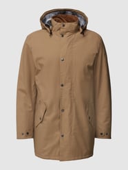 Jacke mit abnehmbarer Kapuze Modell 'CHELSEA MAC' von Barbour Beige - 42