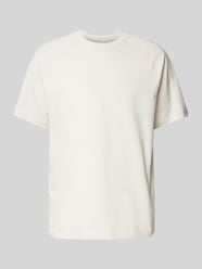 T-Shirt mit Logo-Stitching von adidas Originals Beige - 17
