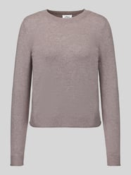 Slim fit pullover van viscosemix van s.Oliver RED LABEL Beige - 40
