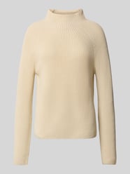 Regular Fit Strickpullover aus reiner Baumwolle von Marc O'Polo Beige - 19