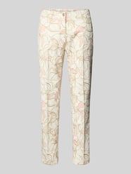 Slim fit stoffen broek met verkort model, model 'STYLE.MARON' van Brax Fuchsia - 38