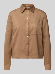 Regular Fit Bluse in Leder-Optik Modell 'Je44ssica' von ZABAIONE - 39