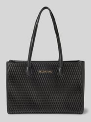 Handtasche mit Strukturmuster Modell 'FREQUENCY' von VALENTINO BAGS Schwarz - 36