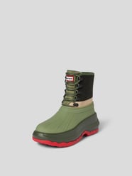 Schnürboots mit Label-Patch von Kenzo Grün - 4