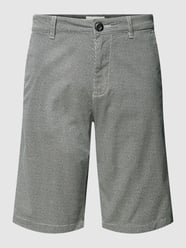 Slim Fit Bermudas mit französischen Eingrifftaschen von Tom Tailor Grau - 38