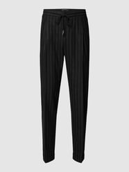 Anzughose mit Streifenmuster von Tommy Hilfiger Schwarz - 7
