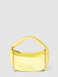 Handtas met labeldetail, model 'Gidth' van Liu Jo White Geel - 22