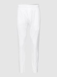 Stoffhose mit elastischem Bund von Stylebop Weiß - 12