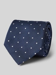 Seidenkrawatte mit Allover-Muster von BOSS - 6