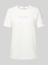 T-shirt met labelprint van Tommy Hilfiger - 23