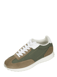 Sneaker aus Leder und Textil Modell 'Victor' von Selected Homme Rot - 6