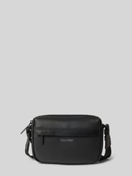 Handtasche mit Label-Detail von CK Calvin Klein Schwarz - 30