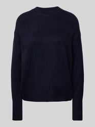 Oversized Strickpullover mit Lanawoll-Anteil Modell 'MARIANO' von Mango Blau - 14