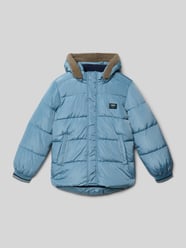 Regular fit gewatteerd jack met labelpatch van s.Oliver RED LABEL - 37