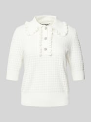 Strickshirt mit Lochmuster Modell 'Hemirates' von Essentiel Antwerp - 14