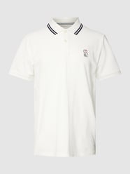 Poloshirt mit Label-Patch von s.Oliver RED LABEL Weiß - 37