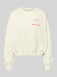 Sweatshirt met labelprint, model 'Sydney' van LOLLYS LAUNDRY - 24