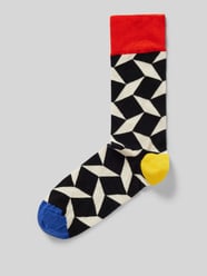 Sokken met motiefstitching, model '3D Vision' van DillySocks - 42