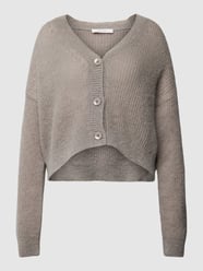 Cardigan mit überschnittenen Schultern Modell 'RUGIADA' von MaxMara Leisure Grau - 19