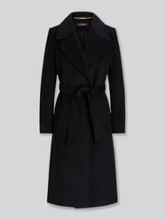 Lange jas van wol met strikceintuur van Lauren Ralph Lauren - 38