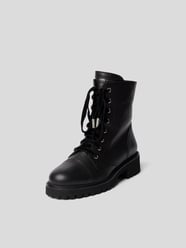 Schnürboots in Samt-Optik von Alexandre Vauthier Schwarz - 25