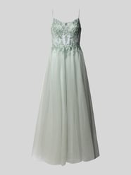 Abendkleid mit Ziersteinbesatz von LUXUAR FASHION - 38