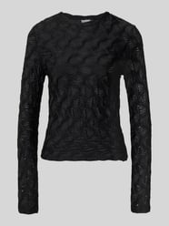 Shirt met lange mouwen, structuurmotief en ronde hals van Jake*s Collection - 31