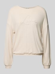 Regular fit sweatshirt van viscosemix van Tom Tailor Beige - 48
