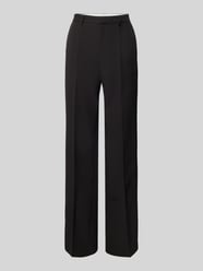 Straight leg pantalon met persplooien, model 'Alice' van Neo Noir - 23