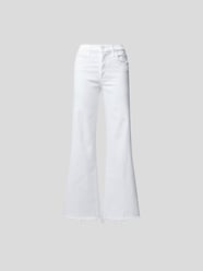 Wide Leg Jeans mit ausgefranstem Saum von Mother Weiß - 20