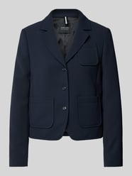 Blazer mit aufgesetzten Eingrifftaschen von Marc Cain Blau - 46