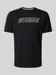 T-Shirt mit Label-Schriftzug Modell 'ARLO' von Guess Activewear Schwarz - 27