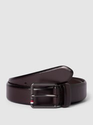 Ledergürtel mit Dornschließe von Tommy Hilfiger Braun - 35