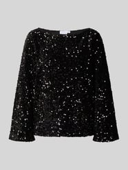 Blusenshirt mit Paillettenbesatz Modell 'FAITH' von Vila - 10