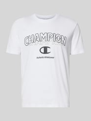T-Shirt mit Label-Print und Rundhalsausschnitt von Champion - 44