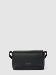 Torba na ramię z imitacji skóry od CK Calvin Klein Czarny - 10