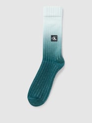 Sokken met kleurverloop, model 'GRADIENT' van Calvin Klein Jeans Turquoise - 9