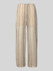 Relaxed Fit Strickhose mit Allover-Muster Modell 'DEMI' von VERO MODA Beige - 9