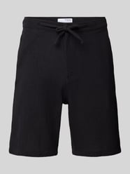 Regular Fit Bermudas mit Strukturmuster Modell 'BRODY' von SELECTED HOMME - 35