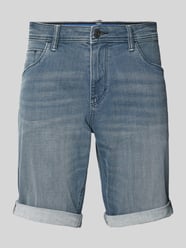 Regular Fit Jeansshorts im 5-Pocket-Design von Tom Tailor Grau - 5